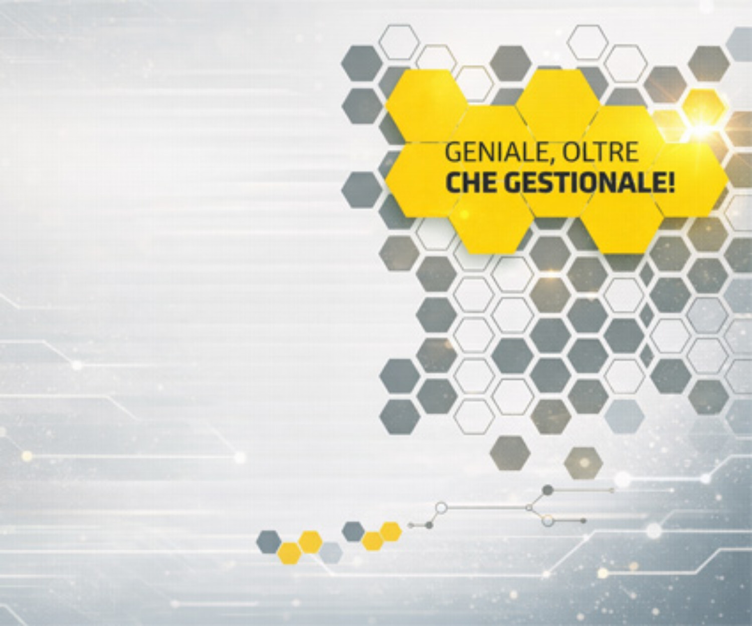 Interfaccia di software per la gestione della manutenzione con dashboard operativa e grafica tecnologica